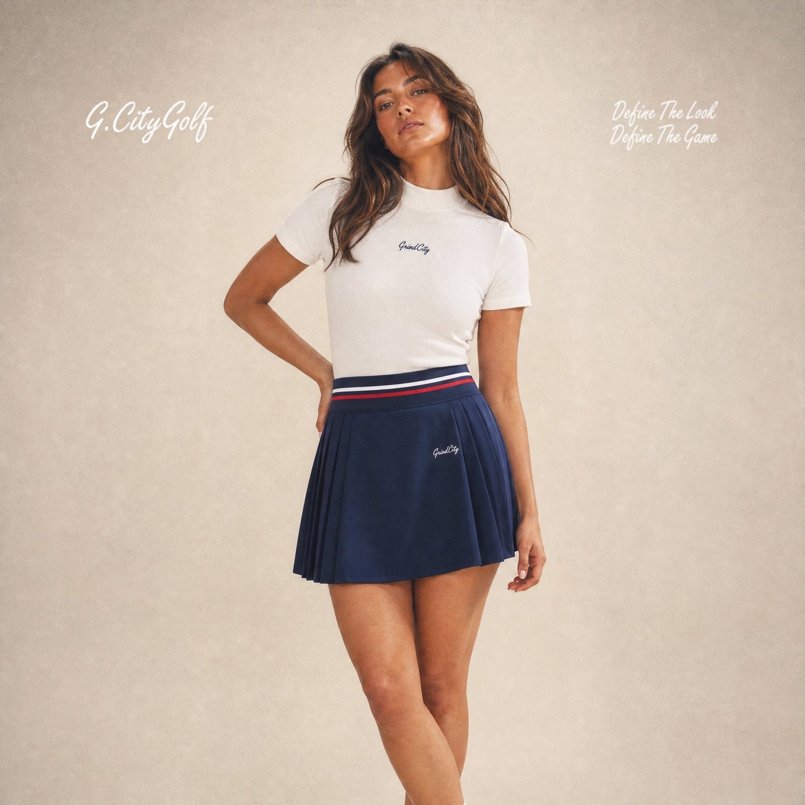 G.CityGolf Slim Fit Mock Neck