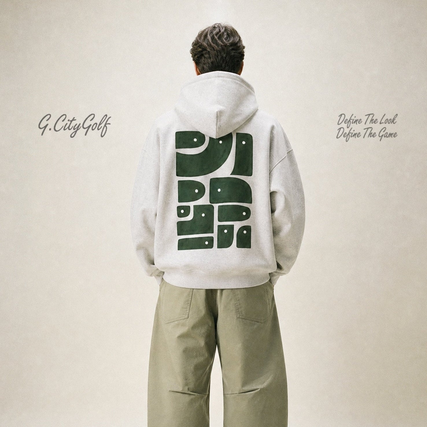 CONCRETE GREENS OVERSIZED HOODIE