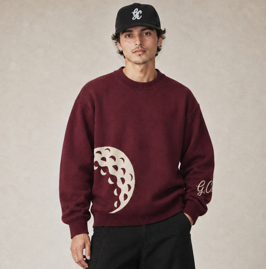 Sphere Study Crew Knit